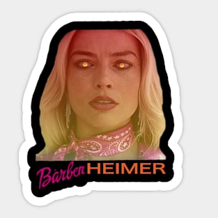 Barbenheimer Sticker